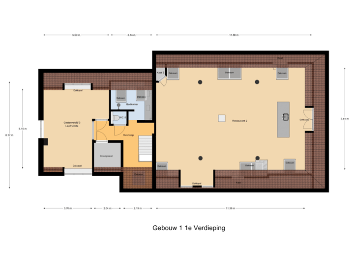 Gebouw 1 1e Verdieping