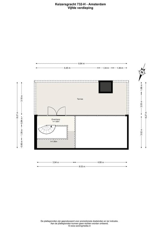 Foto 30 van Keizersgracht 732-H