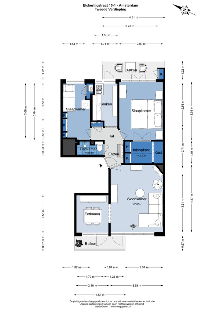 Foto 55 van Elckerlijcstraat 10-1
