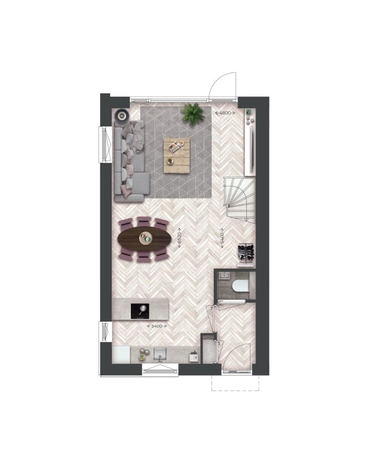 Foto 3 van Hoekwoningen | Type D (Bouwnr. 64)