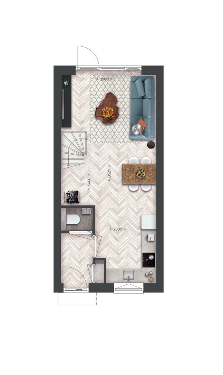 Photo 3 of Tussenwoningen | Type E (Bouwnr. 72)