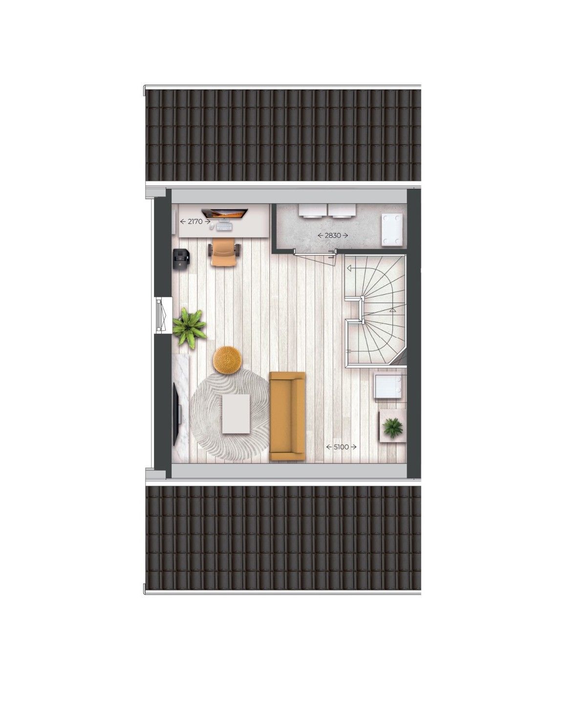 Foto 5 van Drie-onder-één-kapwoningen | Type N (Bouwnr. 76)