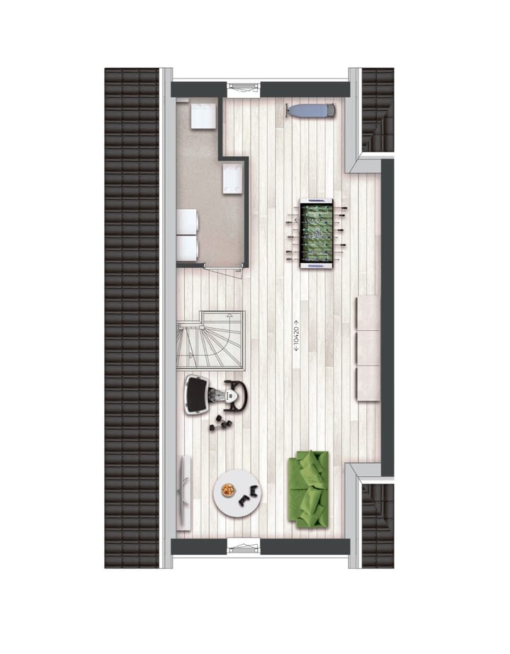 Foto 4 van Twee-onder-één-kapwoningen | Type P (Bouwnr. 82)