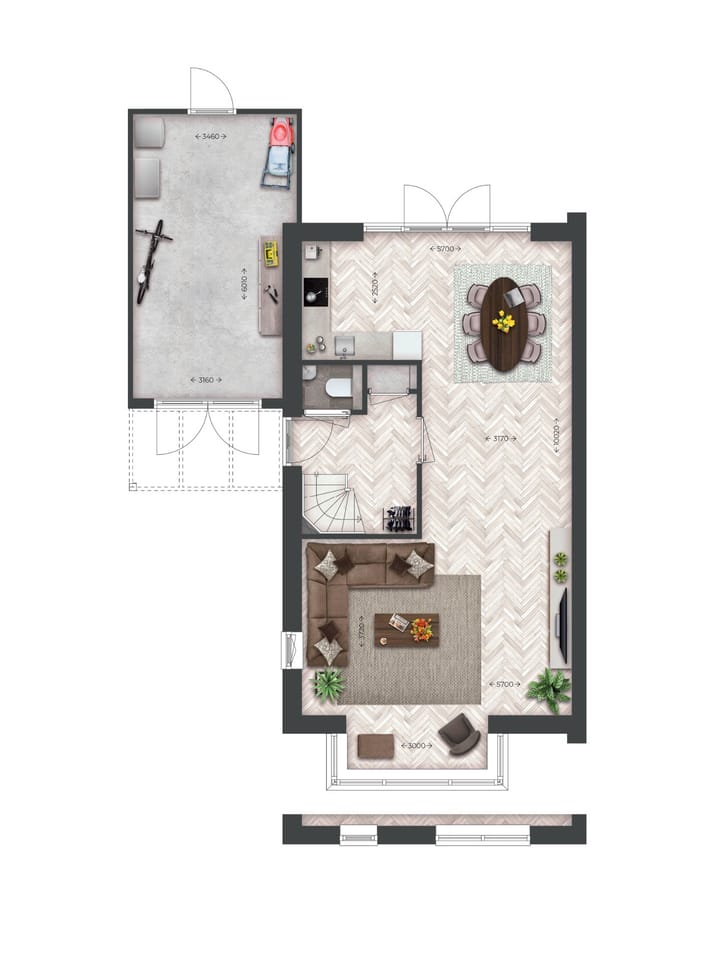 Photo 3 of Twee-onder-één-kapwoningen | Type P (Bouwnr. 83)