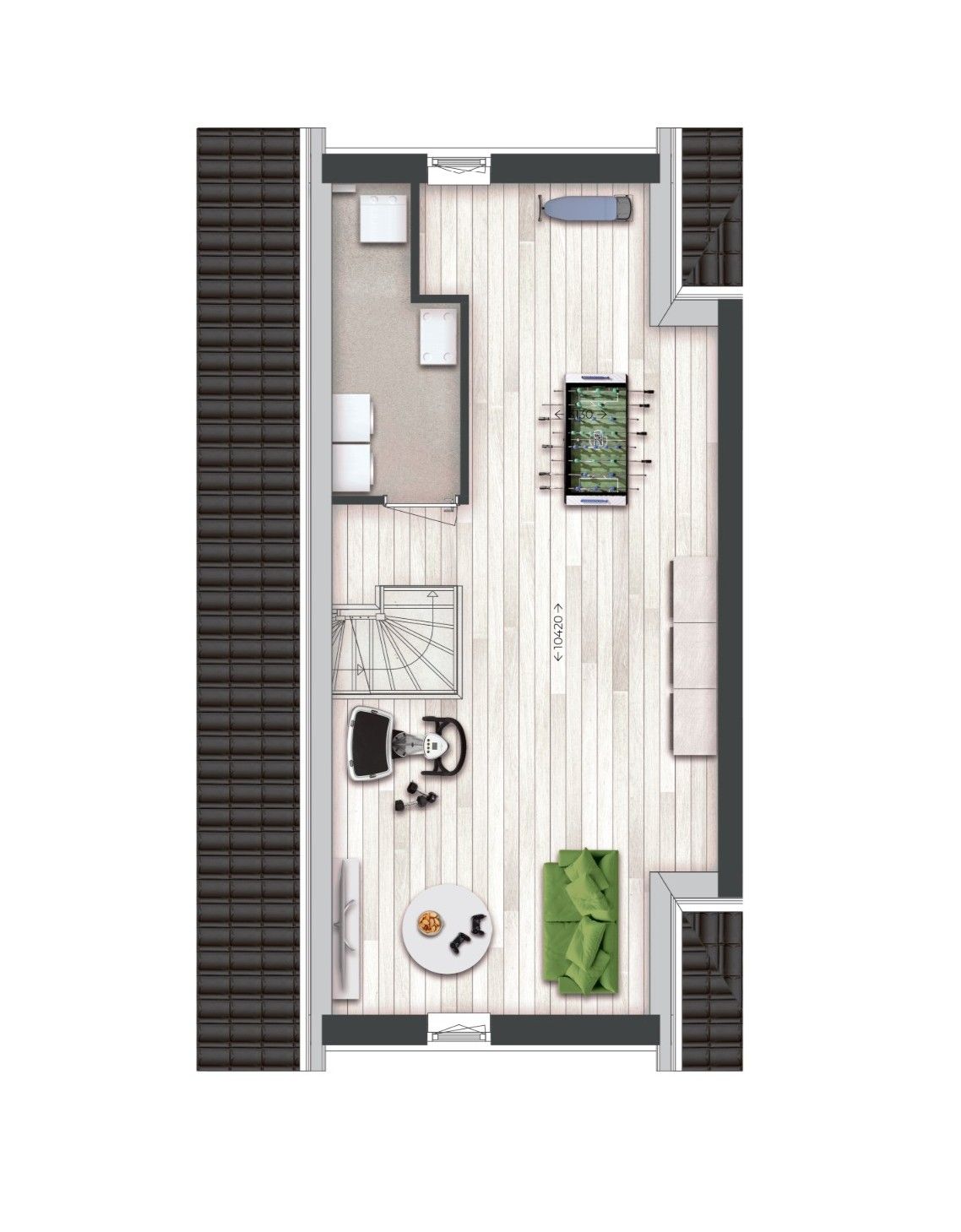 Foto 4 van Twee-onder-één-kapwoningen | Type P (Bouwnr. 103)