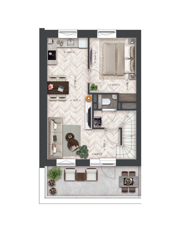 Foto 3 van Bovenwoningen | Type M (Bouwnr. 6)