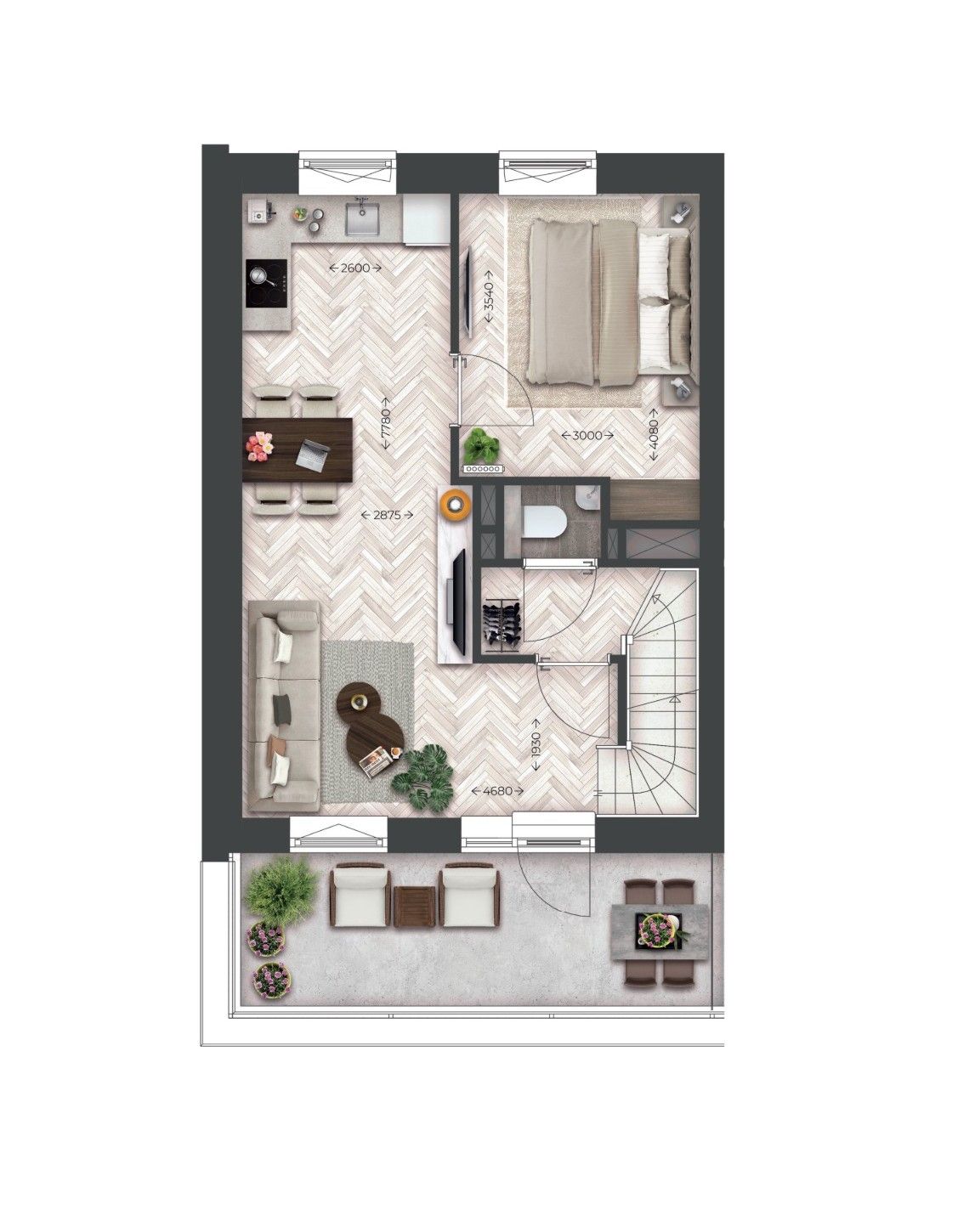 Foto 3 van Bovenwoningen | Type M (Bouwnr. 8)