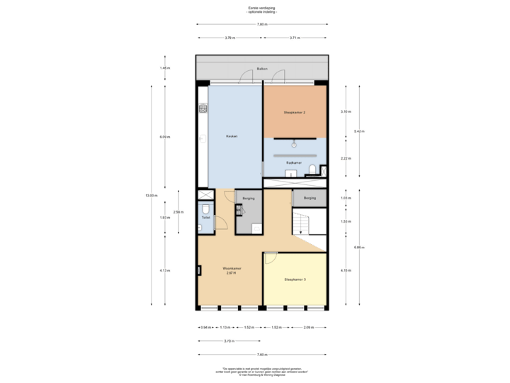 Eerste verdieping (optie)