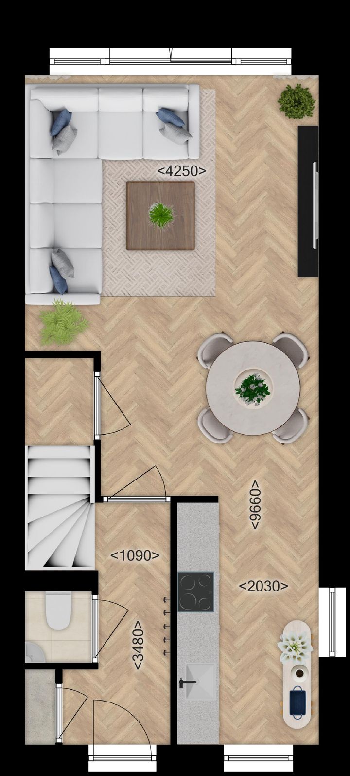 Foto 2 van Fase A Hoekwoningen (Bouwnr. W12-1)