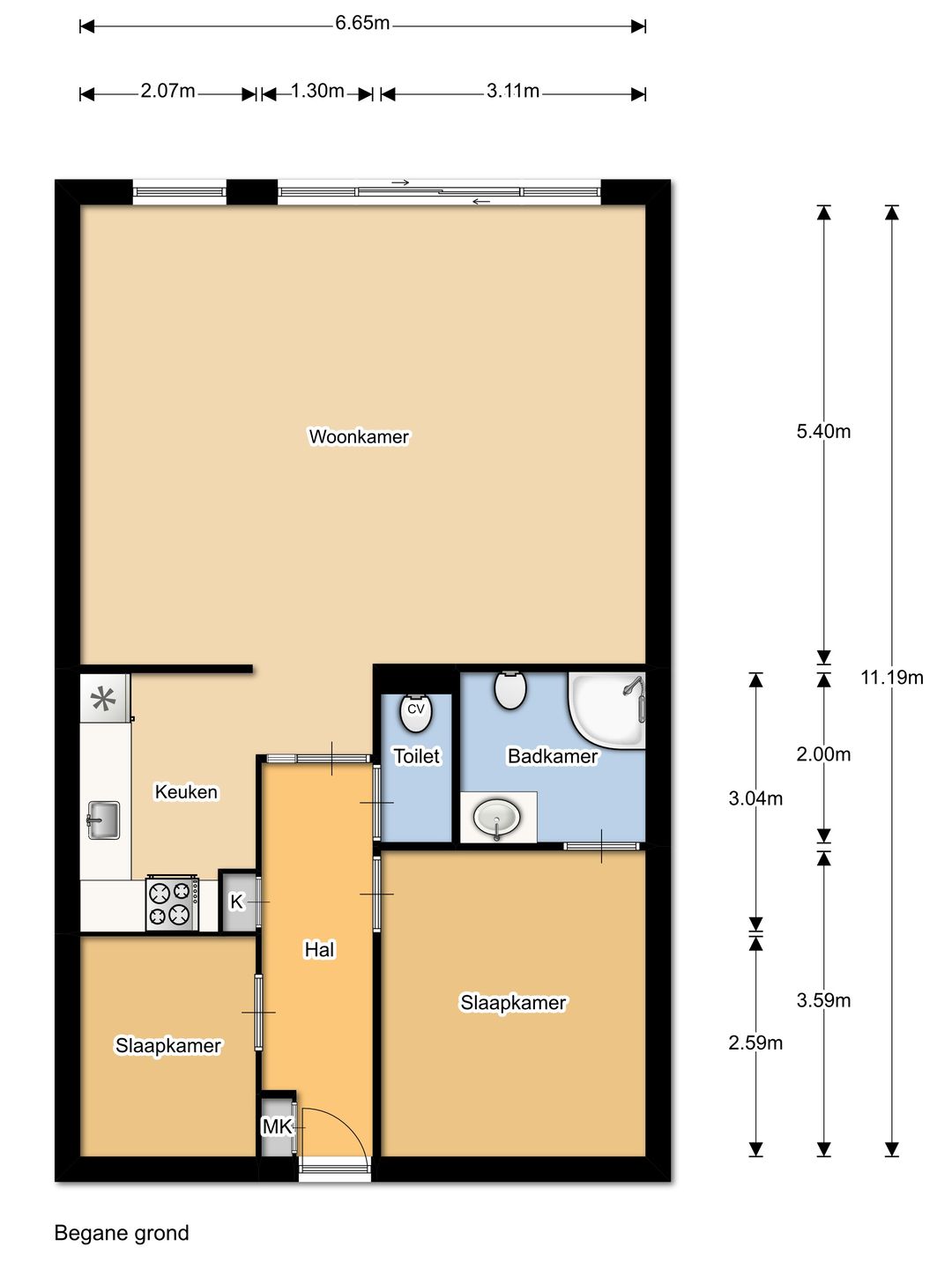 Foto 26 van Hoogvlietlaan 12-H