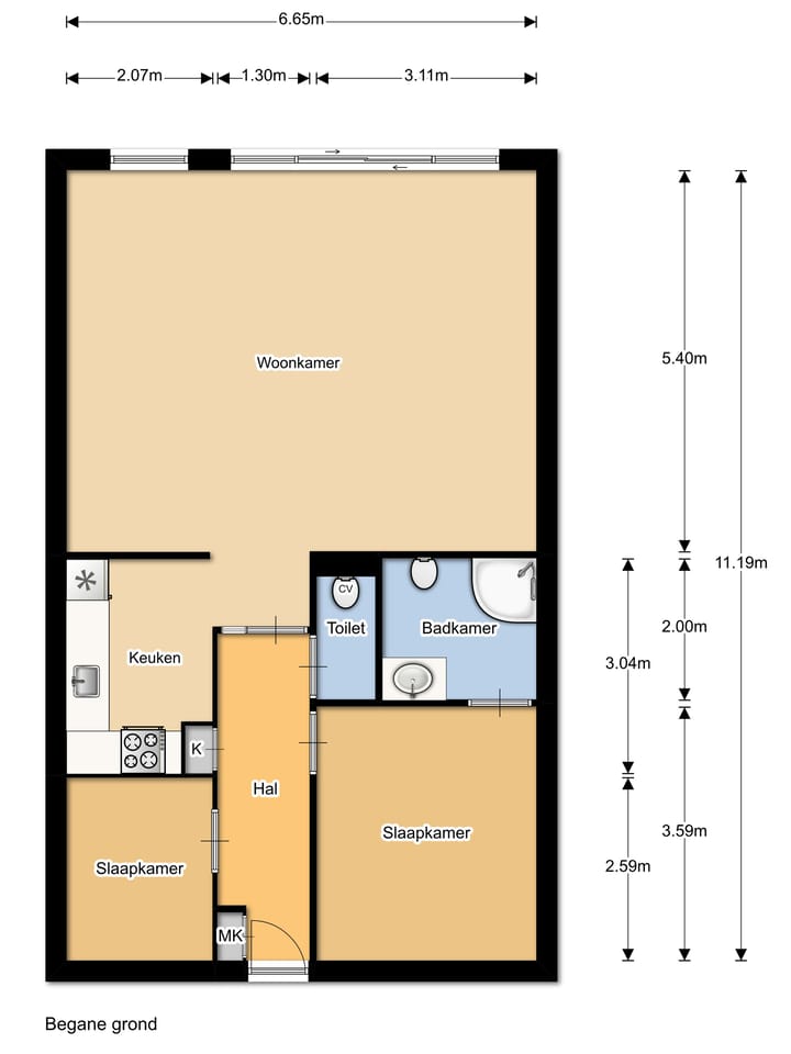 Foto 26 van Hoogvlietlaan 12-H