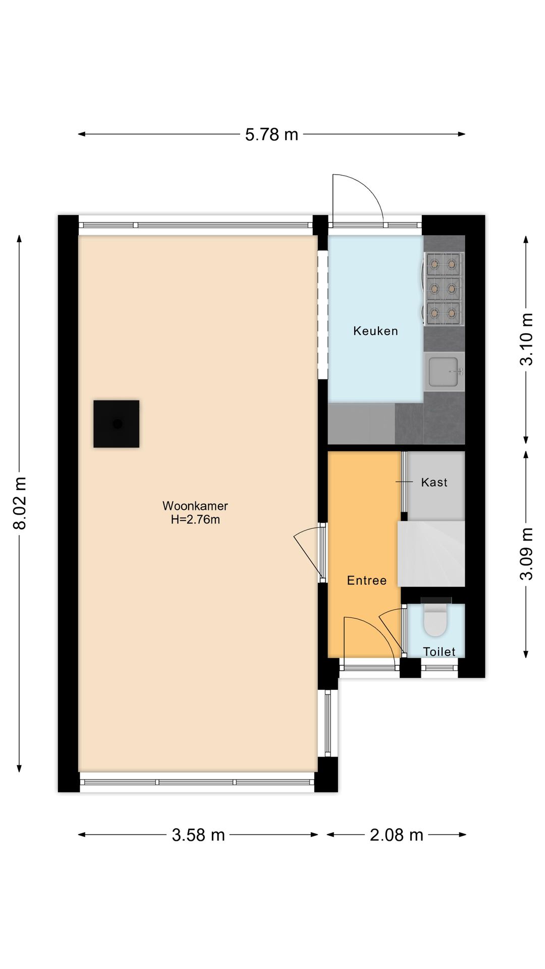 Foto 32 van Vossiusstraat 10