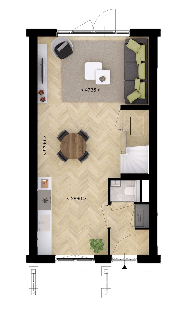 Foto 3 van Aalbes (Bouwnr. 10)