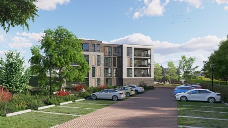 Image of Type D Apartment with shared street entrance