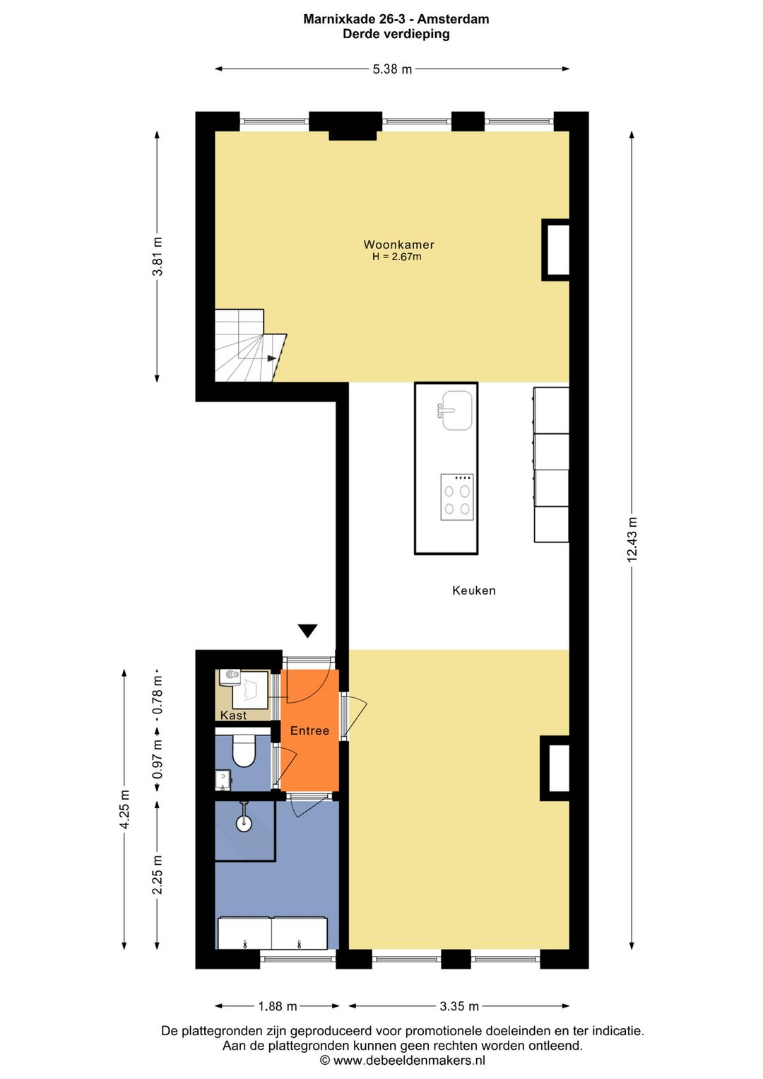 Foto 47 van Marnixkade 26-3