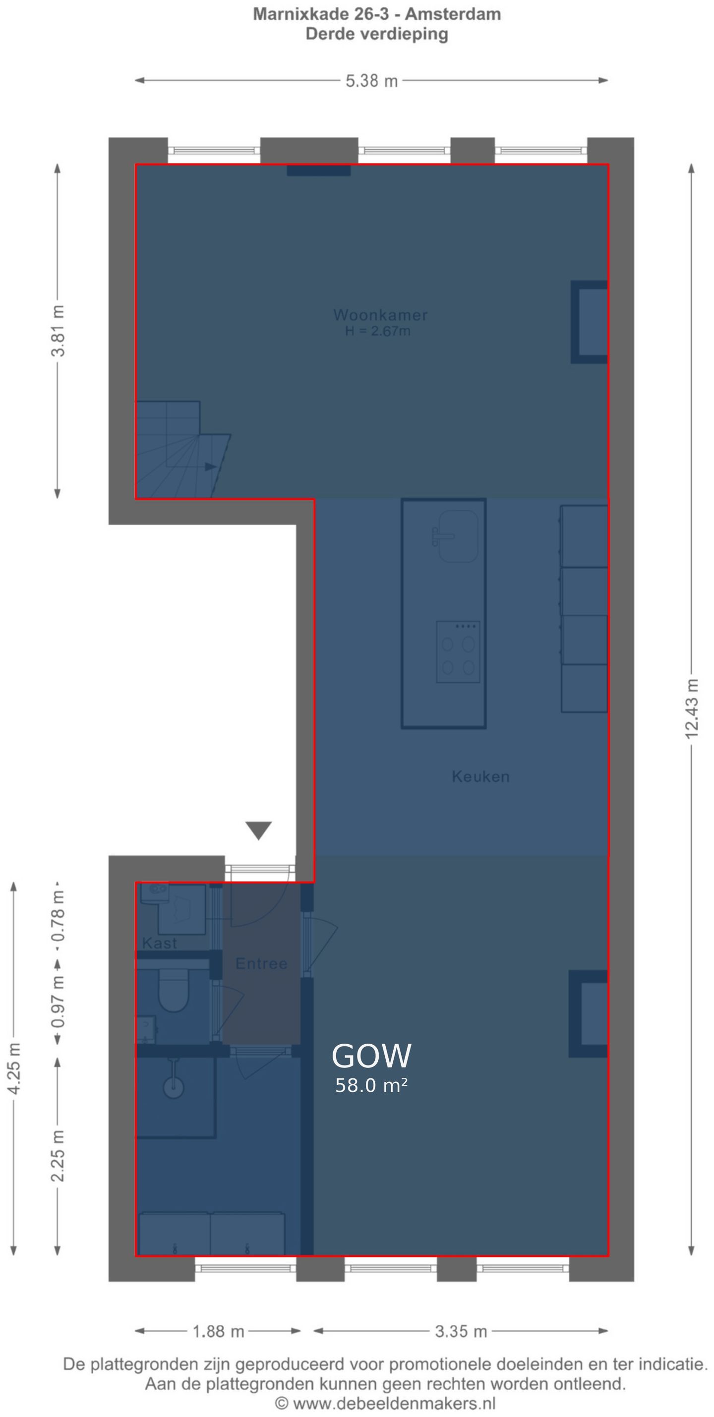 Foto 49 van Marnixkade 26-3