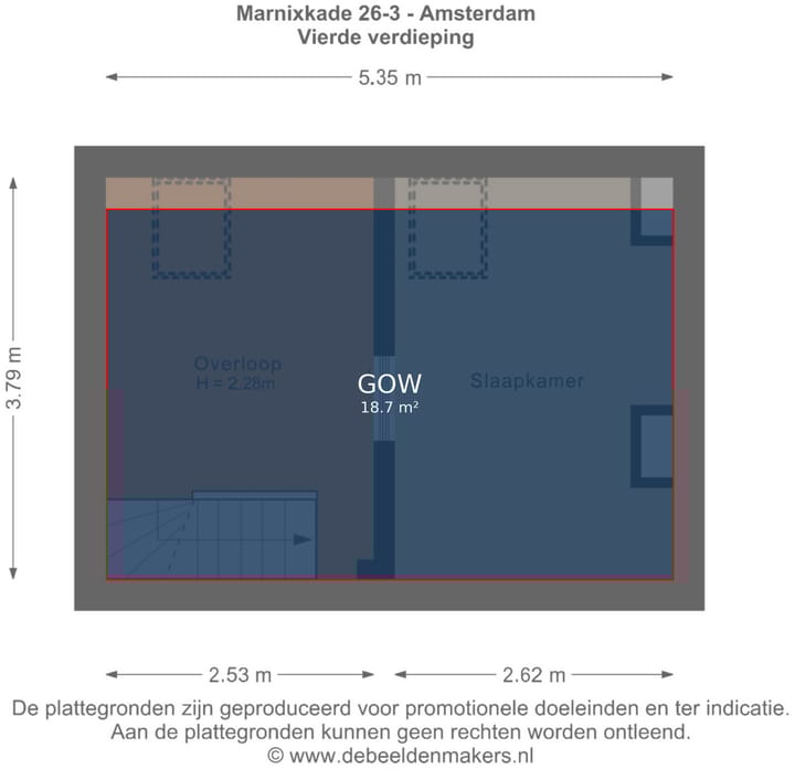 Foto 52 van Marnixkade 26-3
