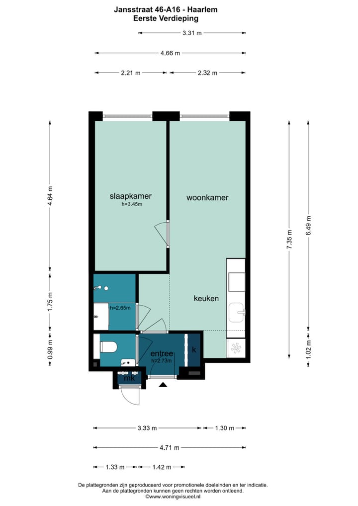 Foto 20 van Jansstraat 46-A16