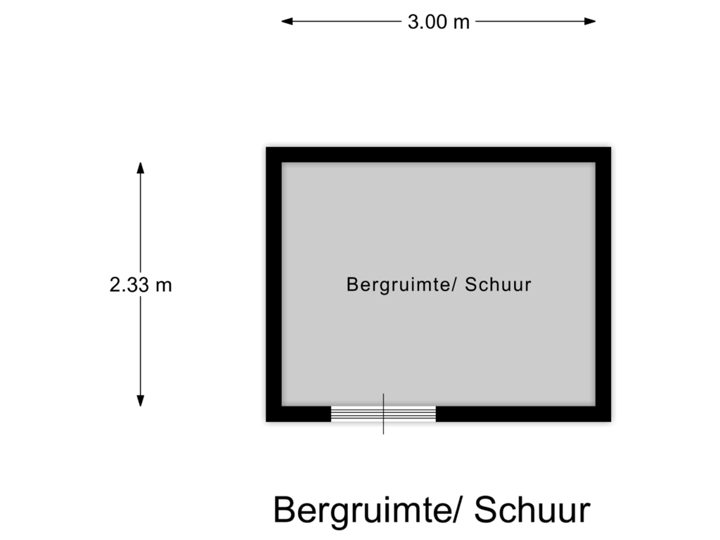 Bergruimte/ Schuur