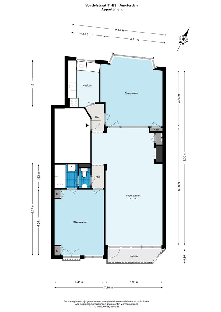 Photo 19 of Vondelstraat 11-B3