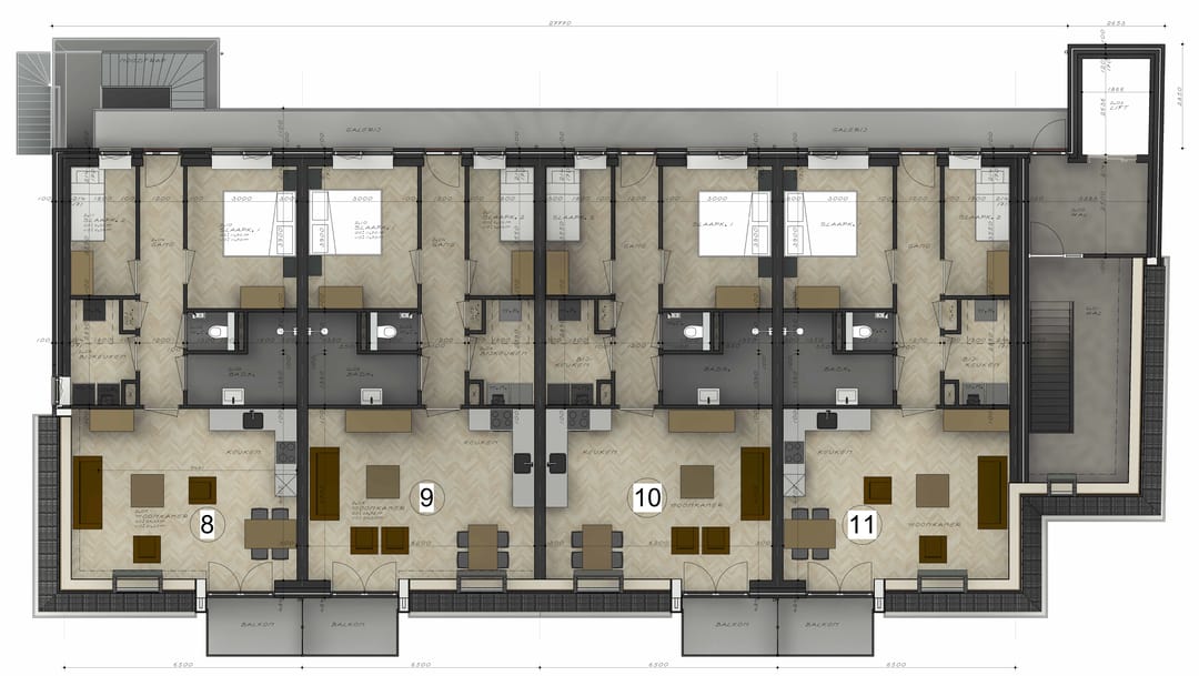 Foto 8 van Appartement (Bouwnr. 9)