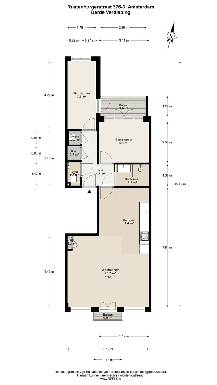 Photo 25 of Rustenburgerstraat 376-3