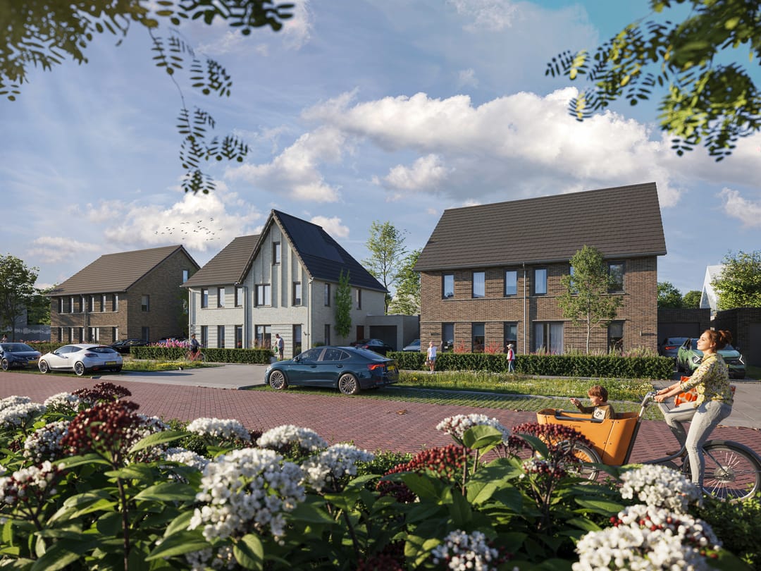 Foto 2 van 2 onder 1 kapwoning (Bouwnr. 68)