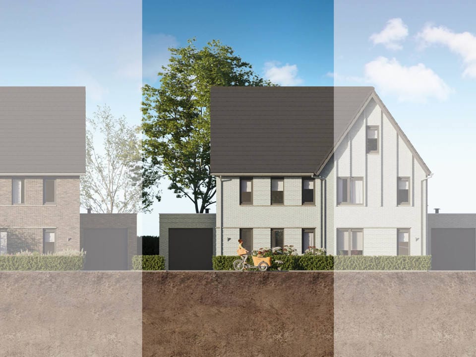 Photo 1 of 2 onder 1 kapwoning (Bouwnr. 73)