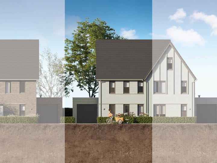 Photo 1 of 2 onder 1 kapwoning (Bouwnr. 73)