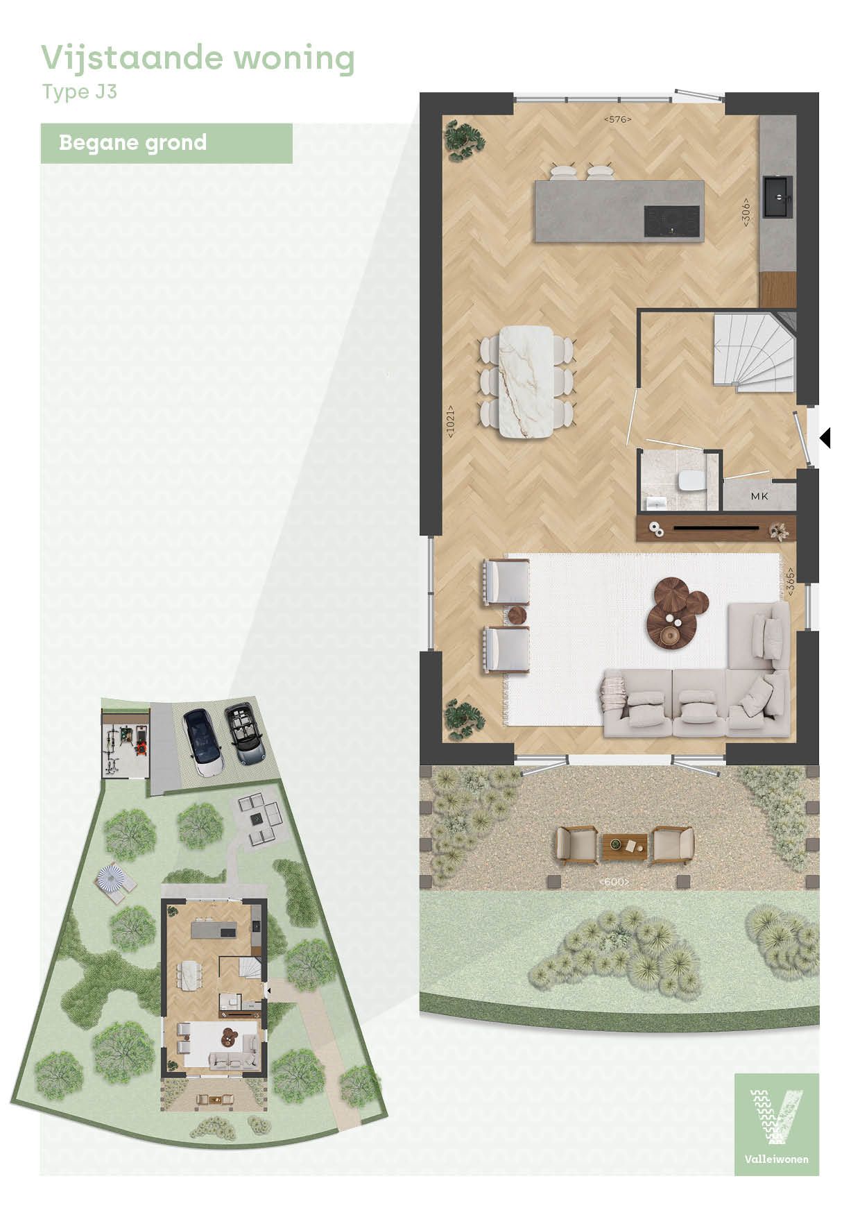 Foto 3 van Vrijstaande woning, type J3, Valleirand, fa (Bouwnr. B.12)