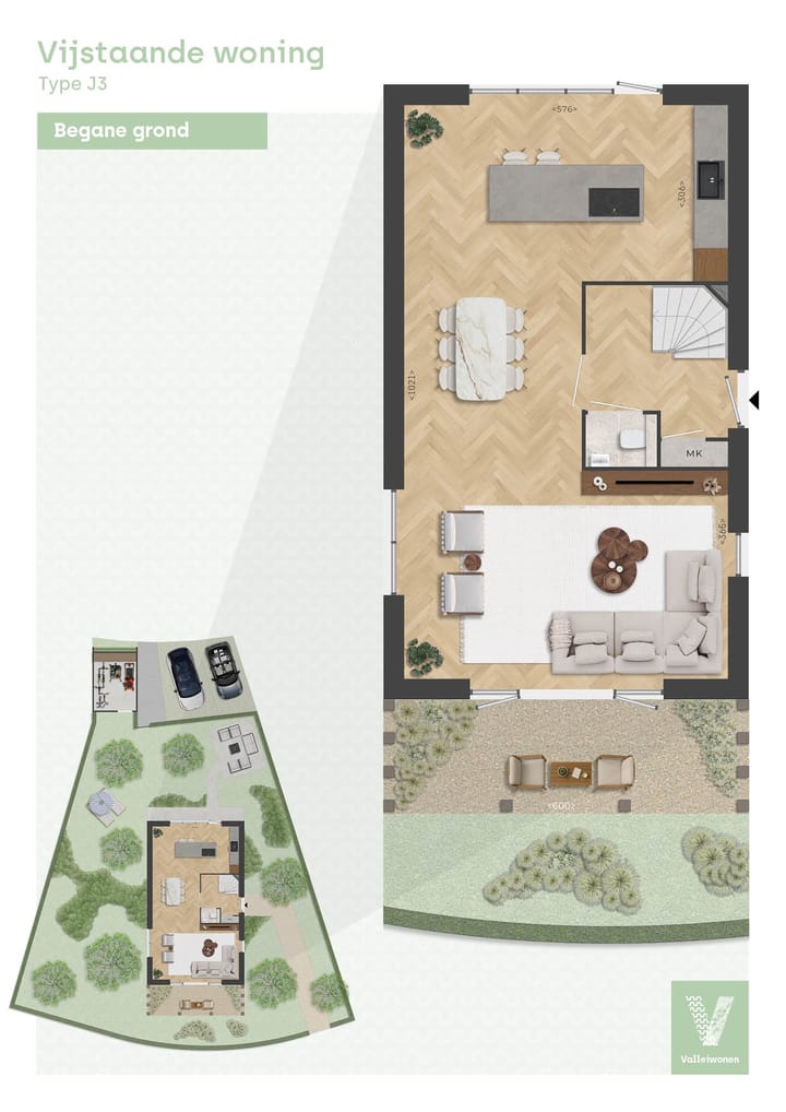 Foto 3 van Vrijstaande woning, type J3, Valleirand, fa (Bouwnr. B.12)