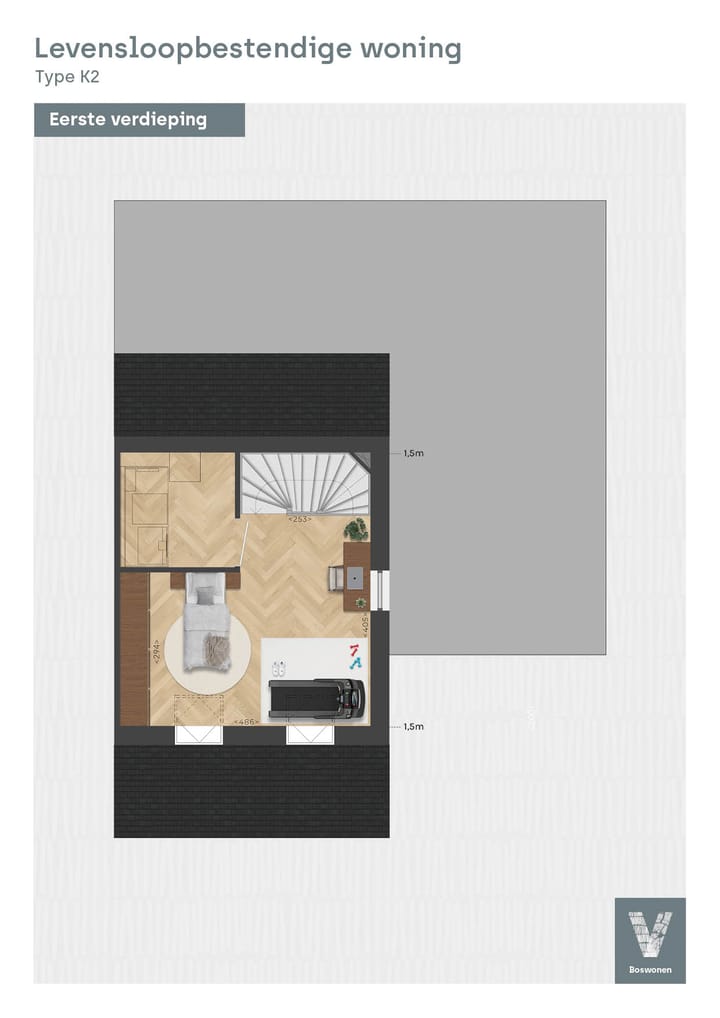 Foto 3 van Levensloopbestendige woning, type K2, Bosra (Bouwnr. A.13)