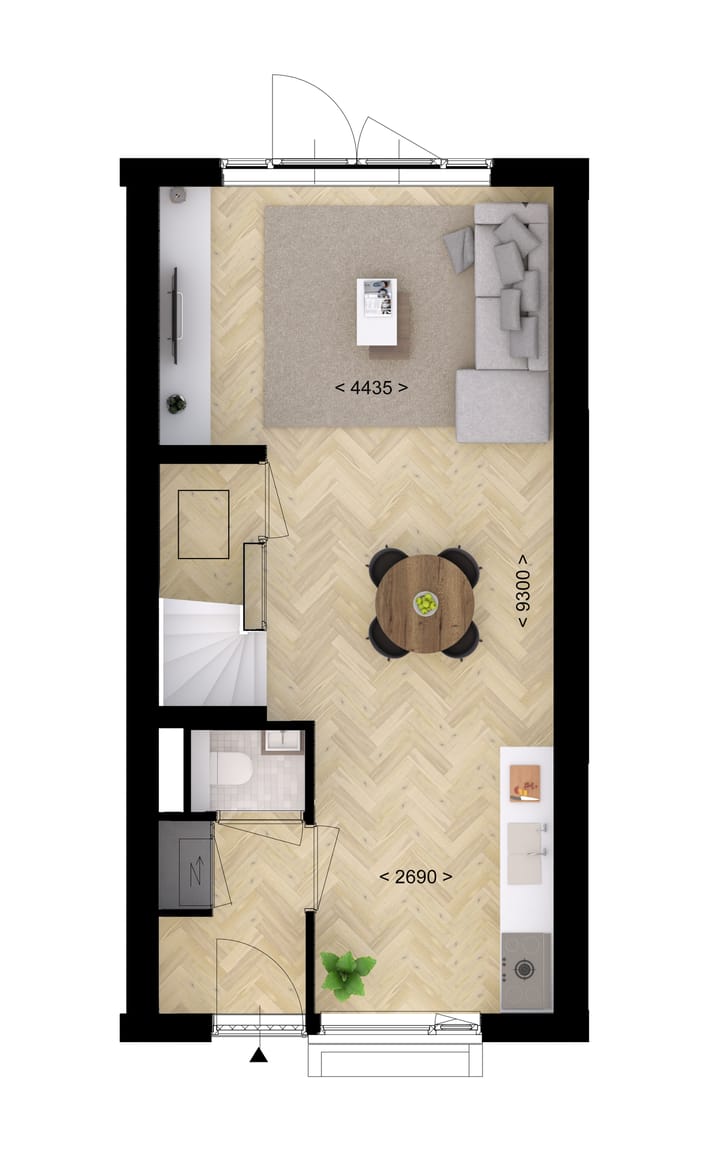 Foto 5 van Framboos (Bouwnr. 03)