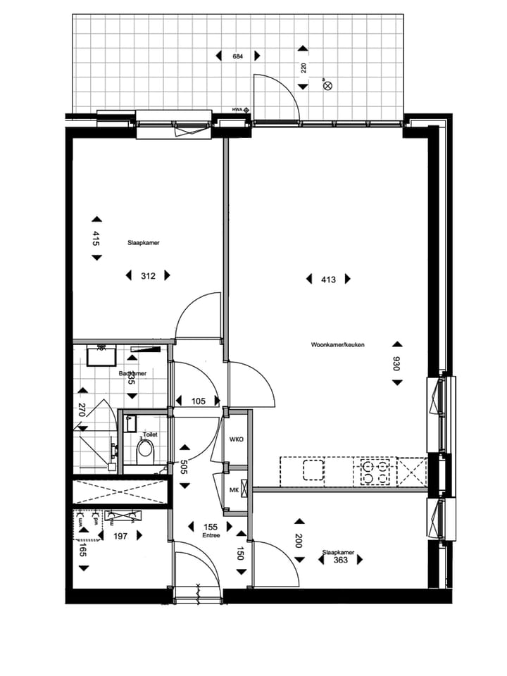Foto 7 van 3-kamer appartement type B2 #003 (Bouwnr. 3)