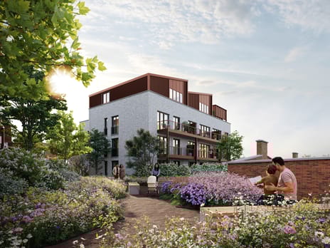 Image of 2-kamer appartement type B1 Apartment with shared street entrance