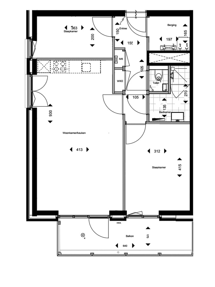 Foto 7 van 3-kamer appartement type B4 #021 (Bouwnr. 21)