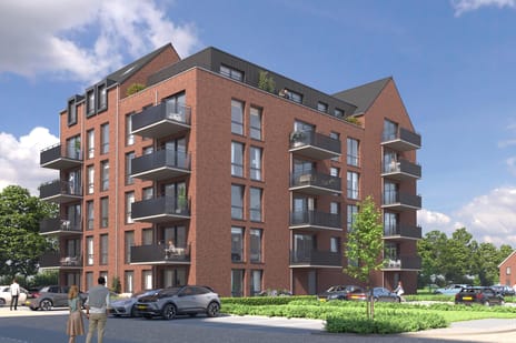 Foto van Hoek appartement type 1 Portiekflat