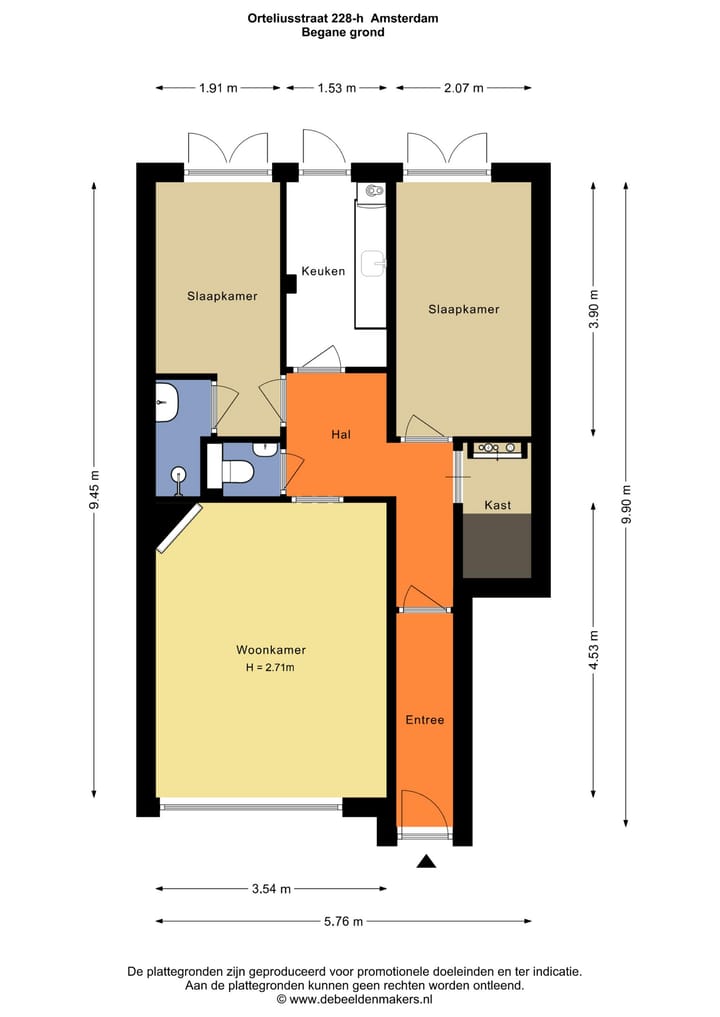 Foto 23 van Orteliusstraat 228-H