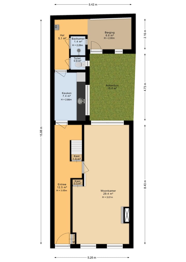 Foto 45 van Paul Krugerstraat 55