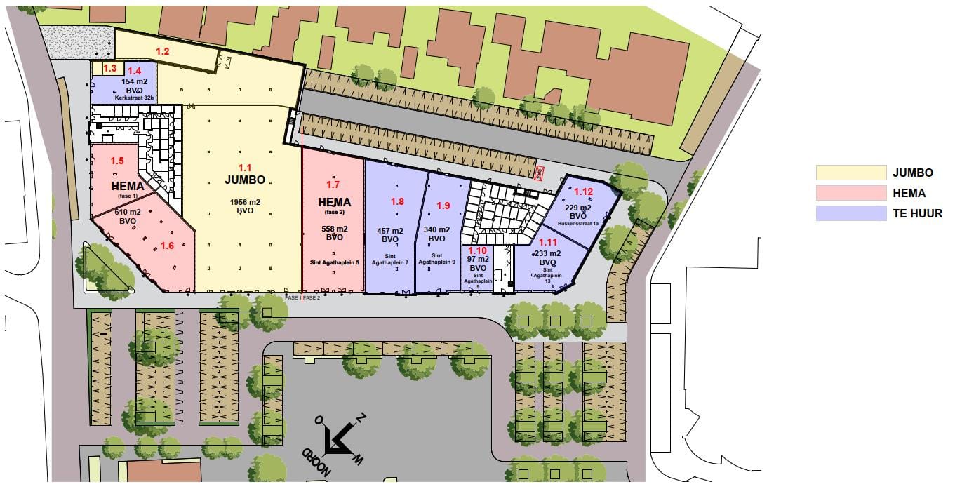 Bekijk foto 5 van Sint Agathaplein-Zuidwand