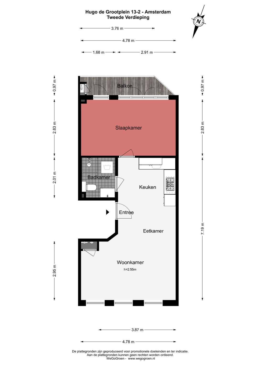 Foto 26 van Hugo de Grootplein 13-2