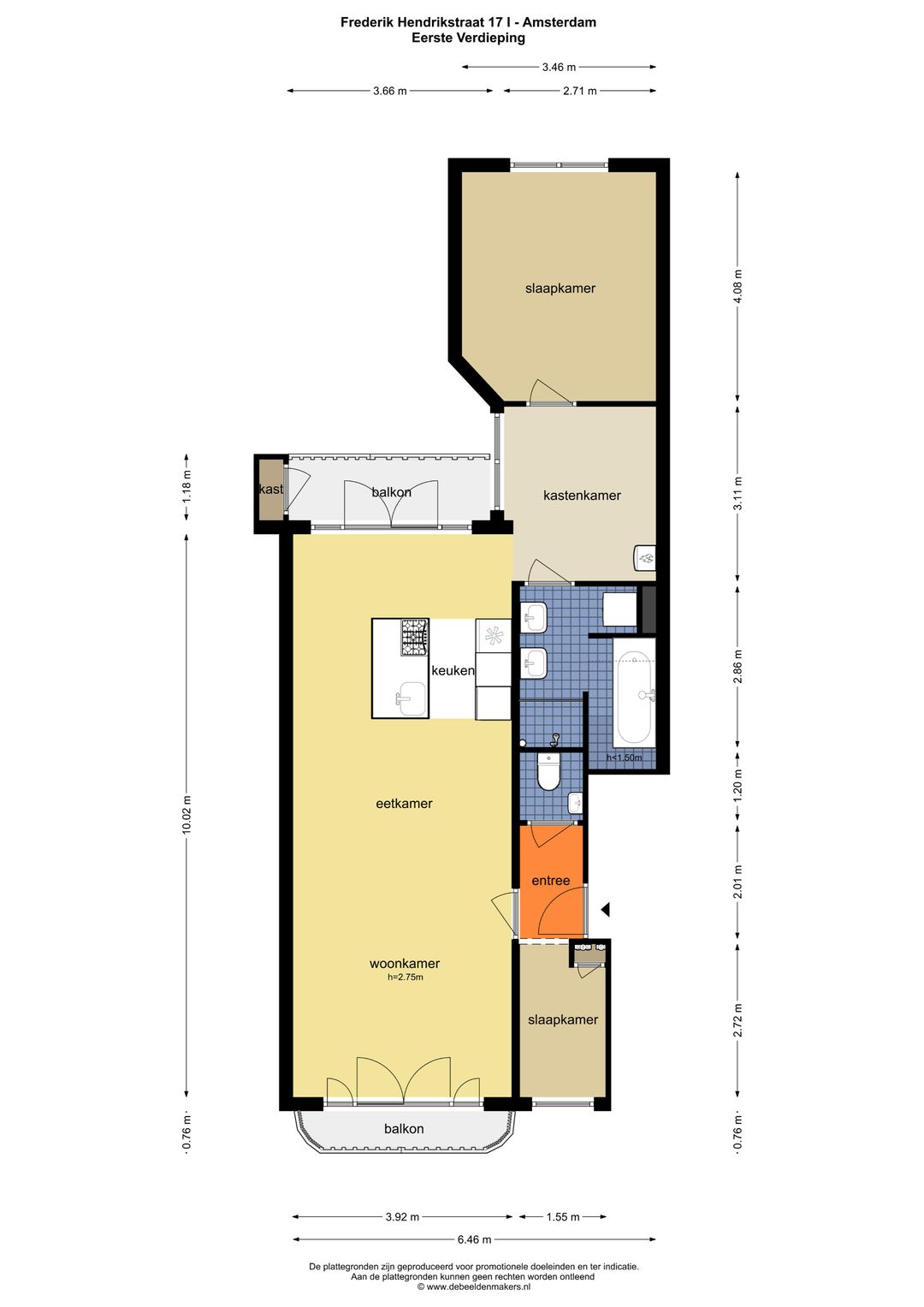 Foto 26 van Frederik Hendrikstraat 17-1