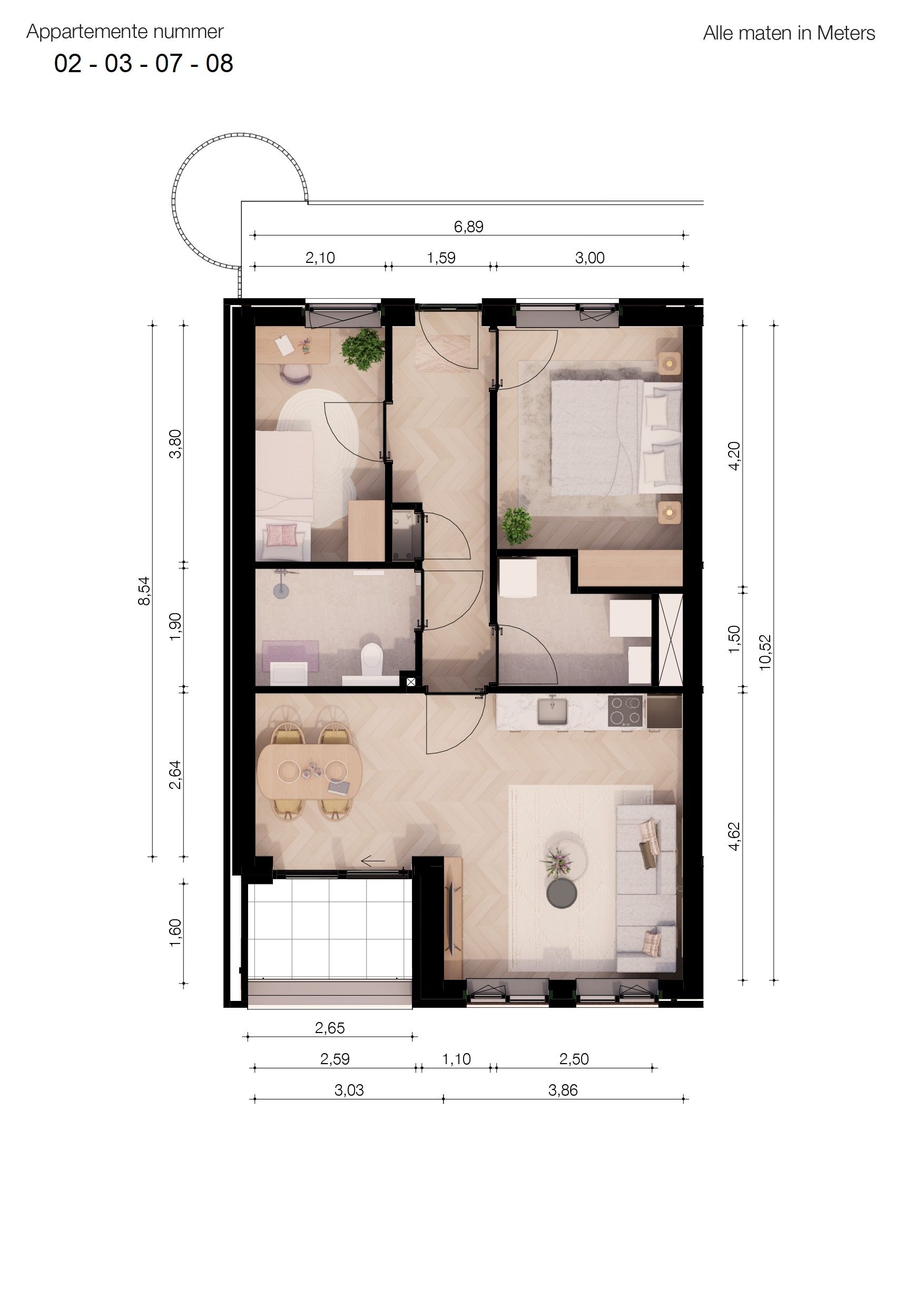 Photo 12 of Appartement (Bouwnr. 02)