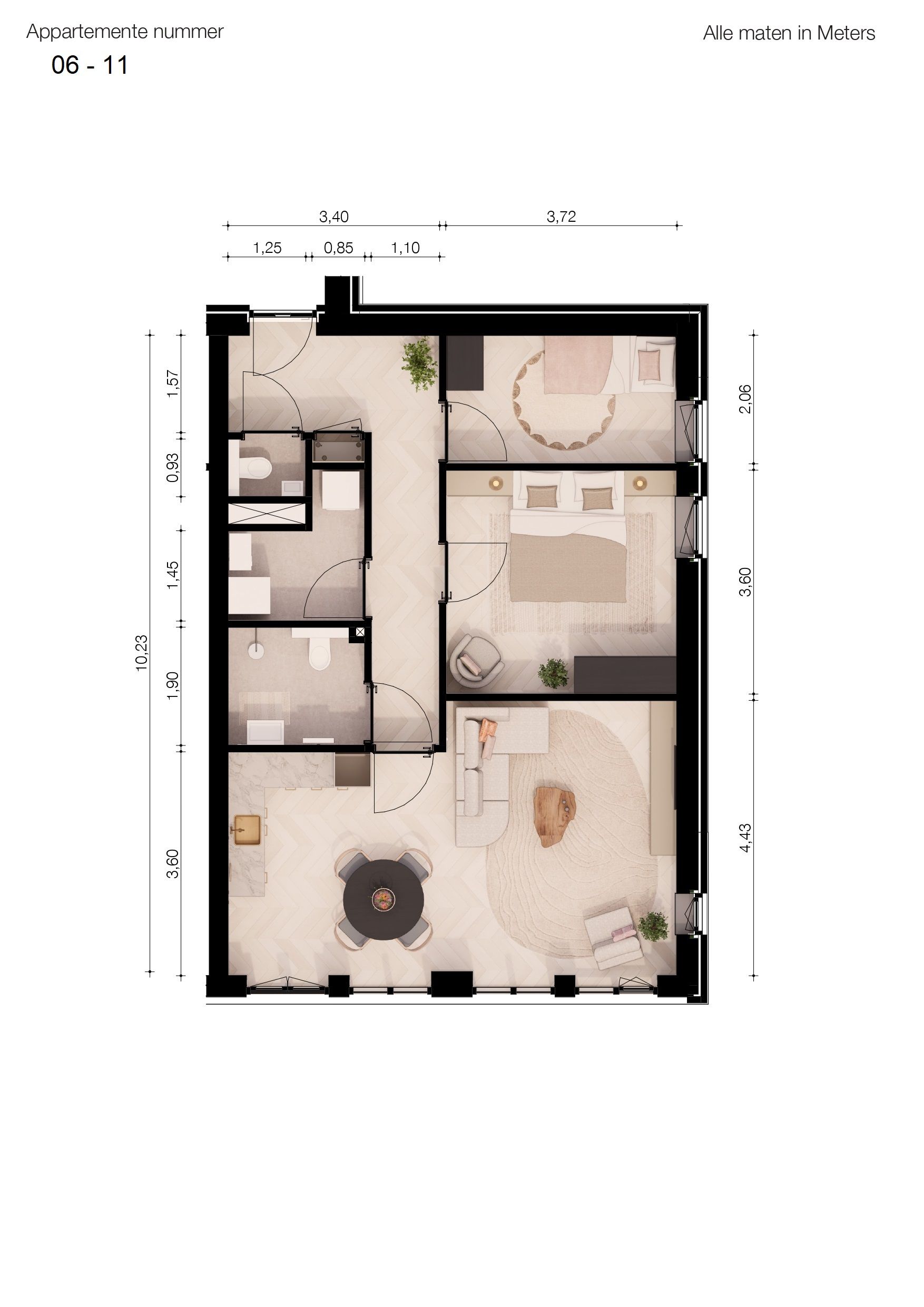 Foto 12 van Appartement (Bouwnr. 11)