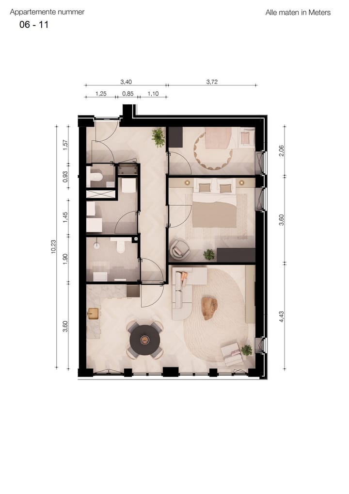 Foto 12 van Appartement (Bouwnr. 11)