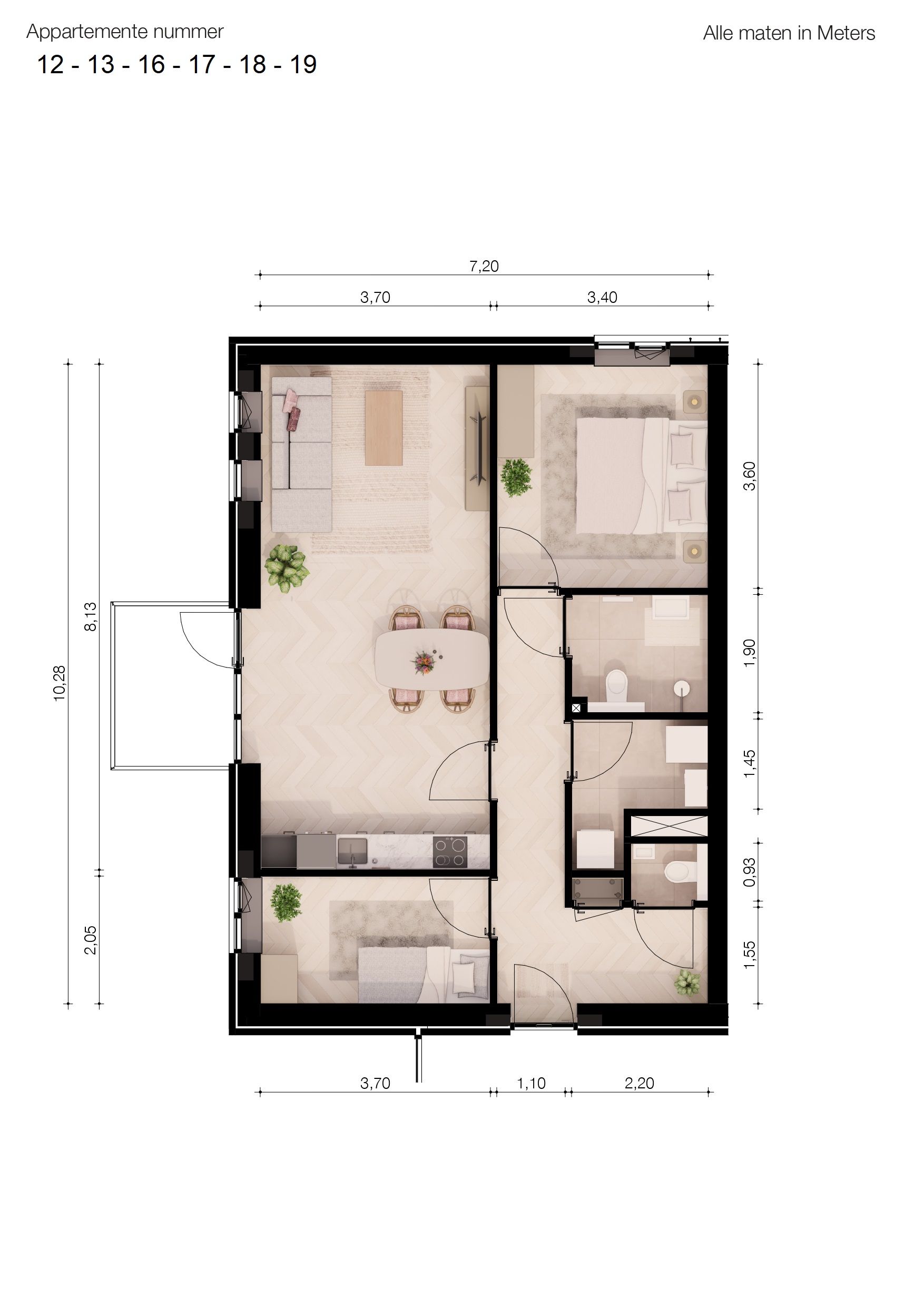 Foto 12 van Appartement (Bouwnr. 19)