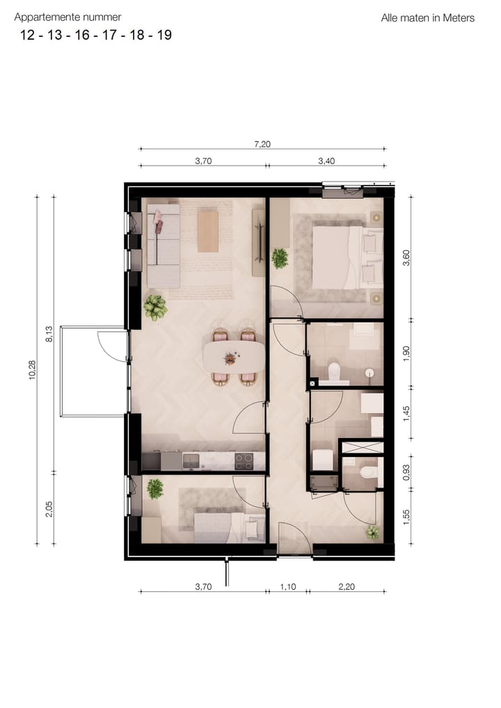 Foto 12 van Appartement (Bouwnr. 19)
