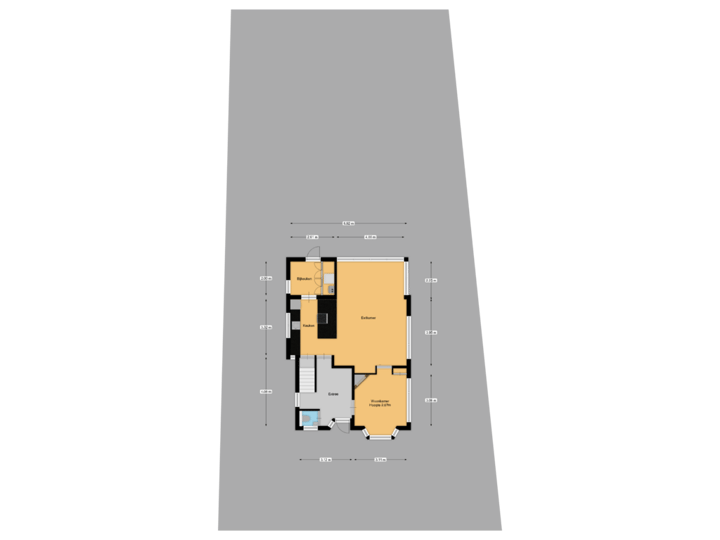 Begane grond perceel