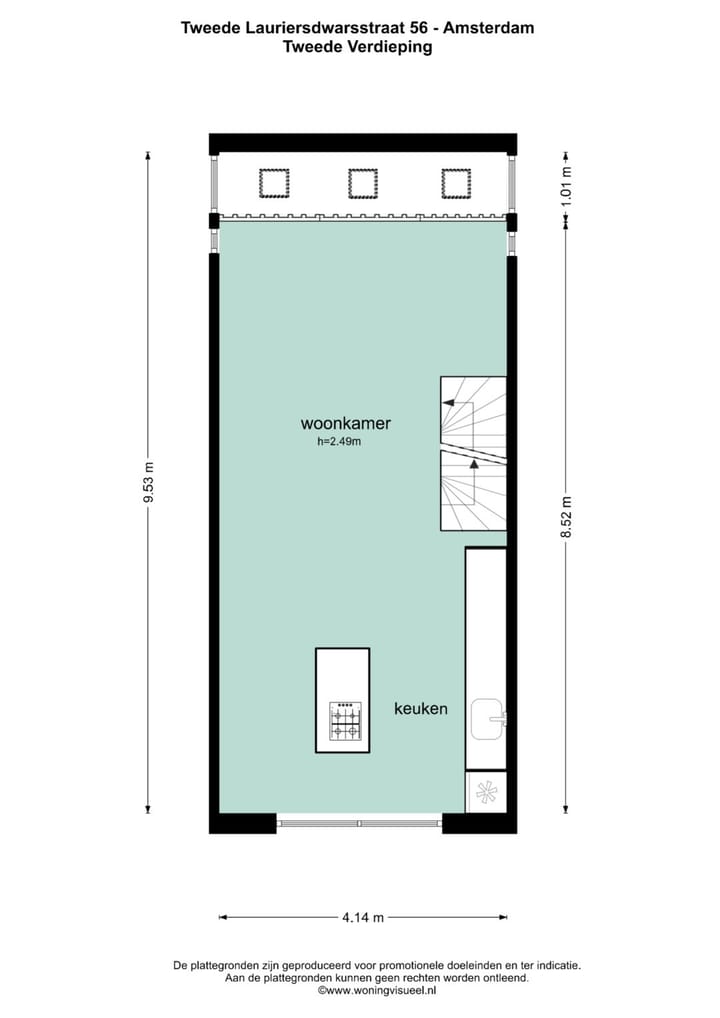 Foto 61 van Tweede Laurierdwarsstraat 56