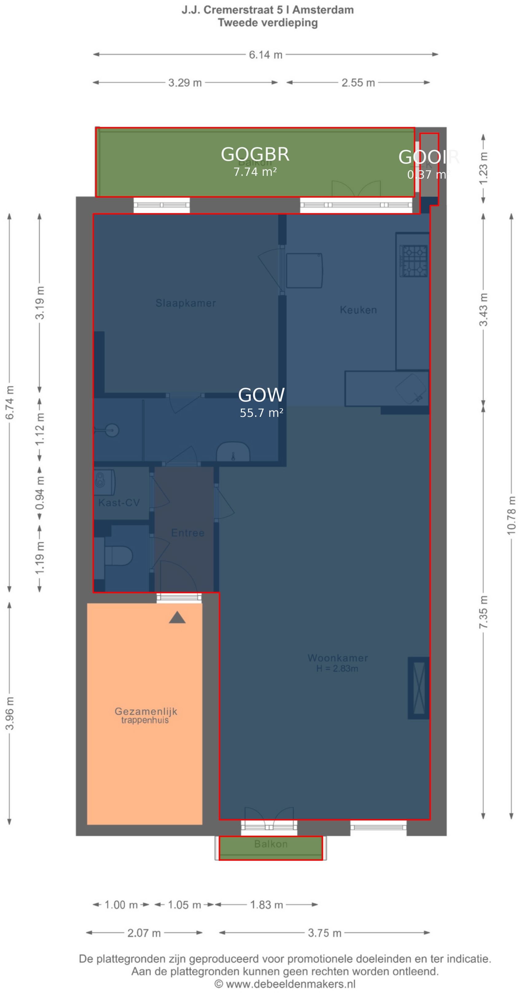 Foto 24 van J.J. Cremerstraat 5-1